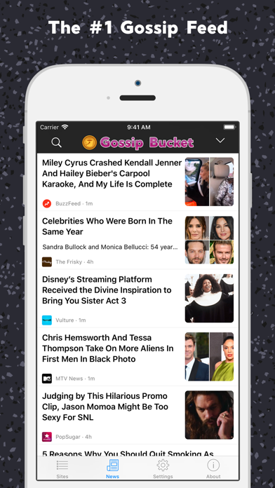 How to cancel & delete Gossip Bucket Celebrity News from iphone & ipad 1