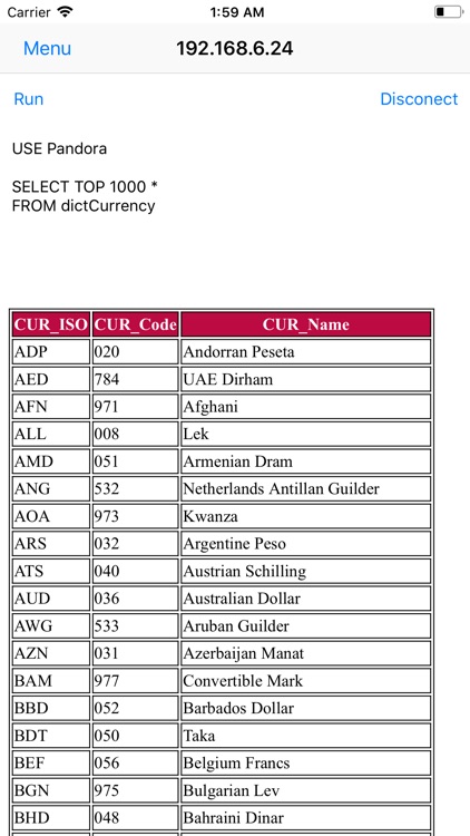 Mobile MS SQL Manager screenshot-6