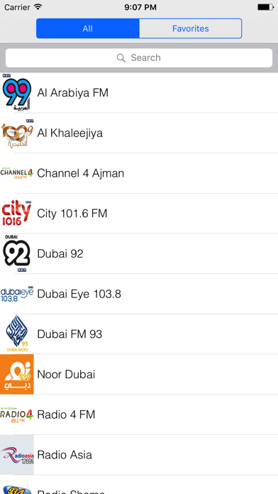 Dubaï Musique RadiosCapture d'écran de 1
