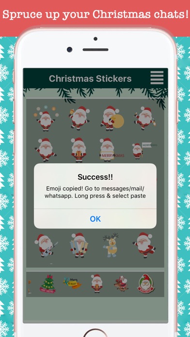 Christmas Stickers & Emojis! screenshot 3