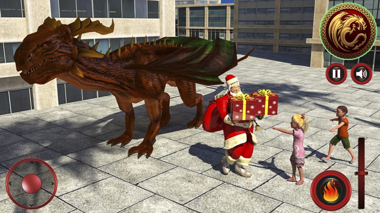 Flying Dragon Santa Clash screenshot-4