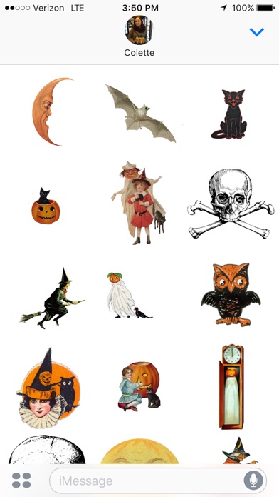 Vintage Halloween Stickers screenshot 3