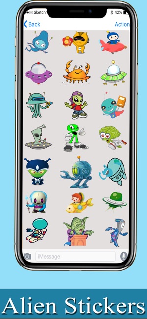 Aliens Stickers Pack(圖2)-速報App