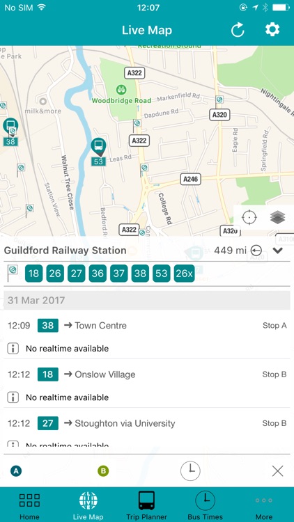 Arriva UK Bus App