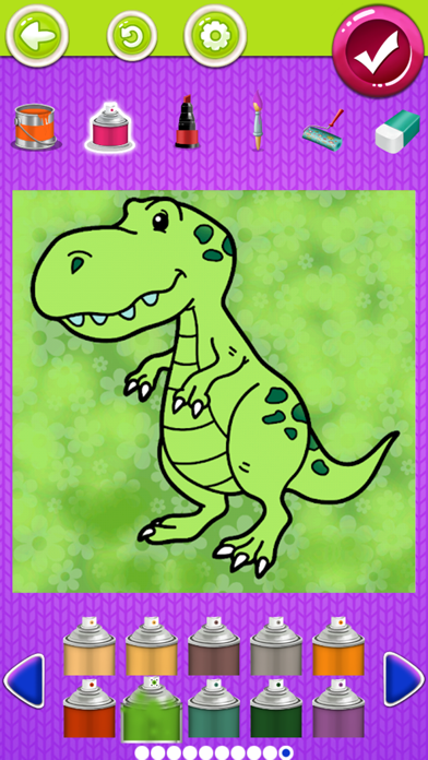 How to cancel & delete Dinosaur Coloring Book Pages from iphone & ipad 4