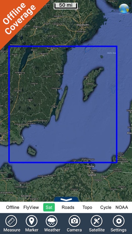 Marine : Sweden South East HD - GPS Map Navigator screenshot-4