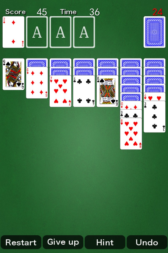 Solitaire-Zero screenshot 2