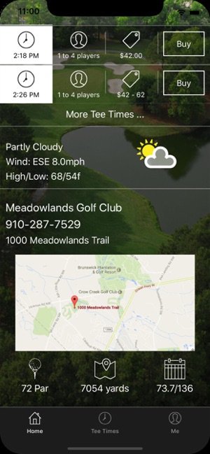 Meadowlands Golf Tee Times(圖2)-速報App