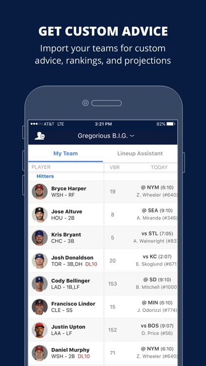 Fantasy Baseball My Playbook