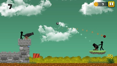 Stickman Cannon Shooter screenshot 2