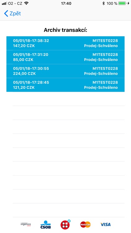 Ingenico CZ - mPOS Tetra screenshot-4