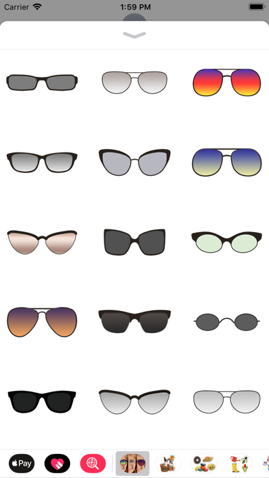 Sunglasses Sticker Pack screenshot 2