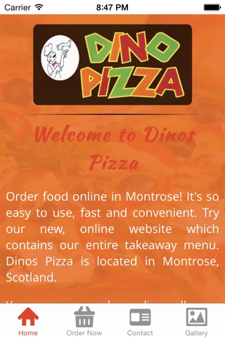 Dinos Pizza Montrose screenshot 2