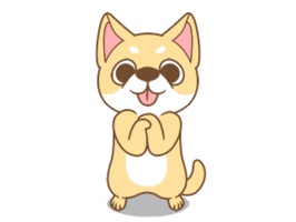 Shiba Cute Dog Stickers