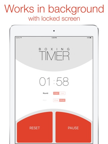 Boxing round timer - for MMA, fitness and workouts screenshot 2