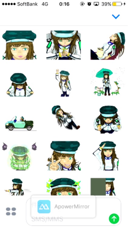 Cute girls! Anime! Sticker nuns