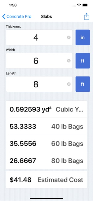 Concrete Pro - Cost Calculator(圖1)-速報App