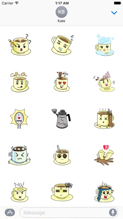 A Cup of Coffee Emoji Sticker