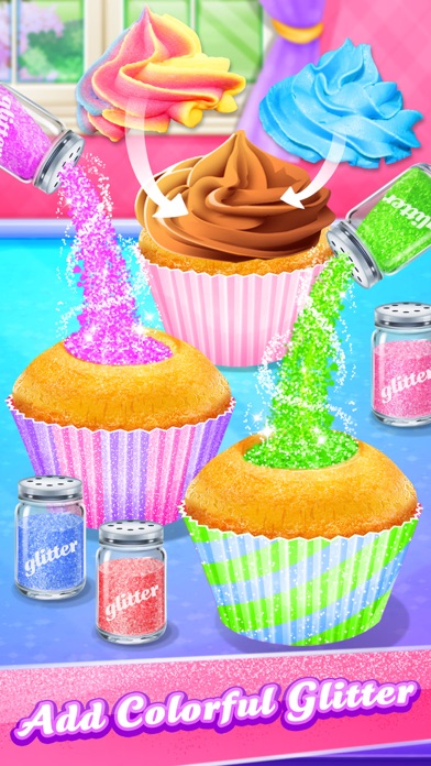 Glitter Cupcake Desserts screenshot 2