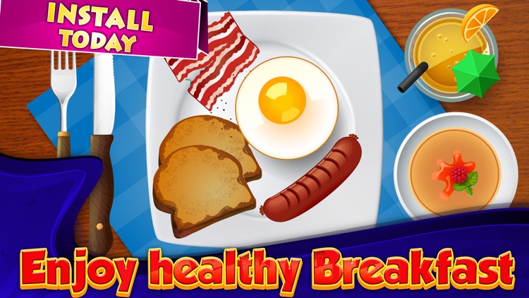 School Breakfast:Cooking games