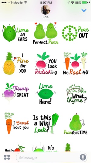 Punny Produce 3 Stickers(圖3)-速報App