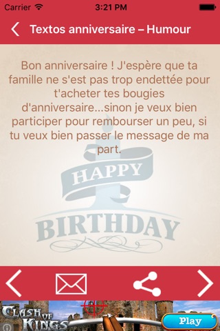 SMS d'amour - SMS Love screenshot 3