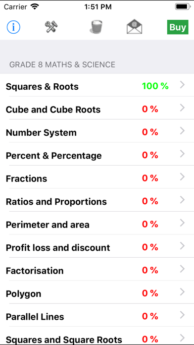 How to cancel & delete Grade 8 Math & Science from iphone & ipad 4