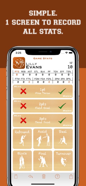 Basketball Simple Stats Keeper(圖3)-速報App