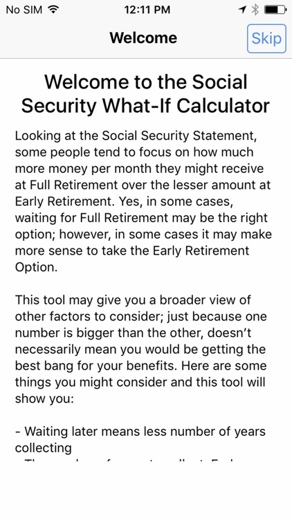 Social Security What If