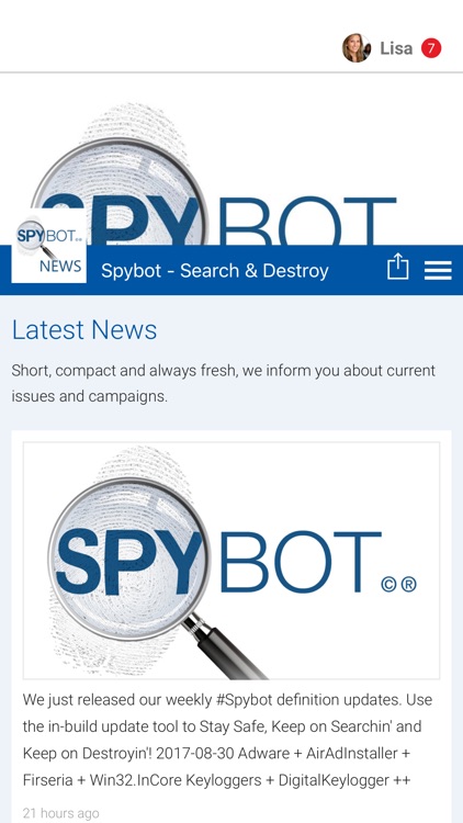 Spybot - Search & Destroy By Tobit.Software