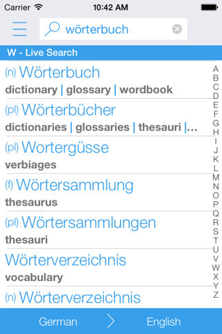 Dictionary German English screenshot 2