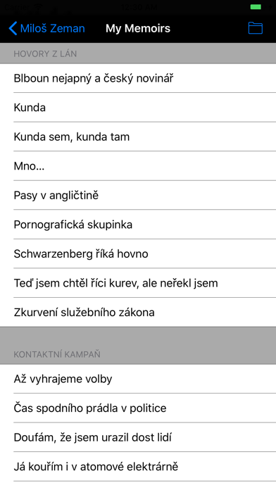 Miloš Zeman screenshot 4