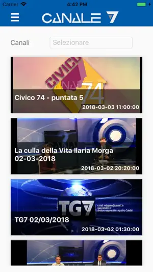 Captura 3 Canale7 iphone