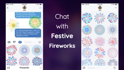 How to cancel & delete Animated Fireworks Stickers IM from iphone & ipad 3