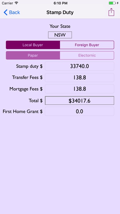 MortgageCalc+LMI&StampDutyPro screenshot 4