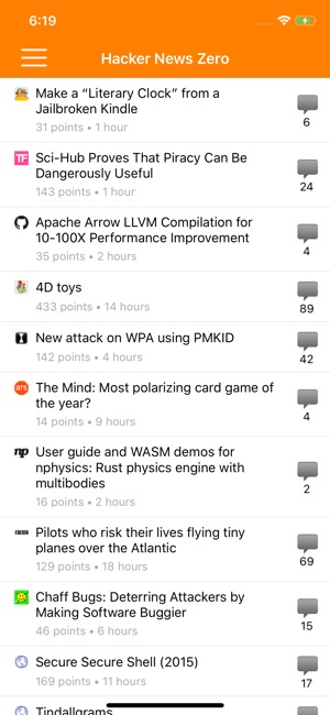 Hacker News Zero(圖1)-速報App