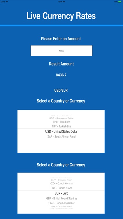 currency Exchange Rates MGR