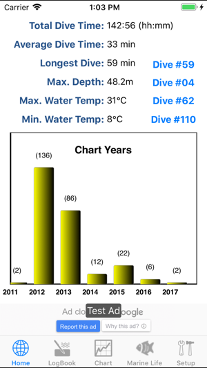 Scuba LogBook