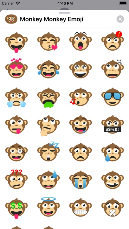 Monkey Monkey Emoji