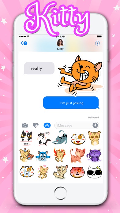 Kitty Cat Stickers - Cute Pet screenshot 2