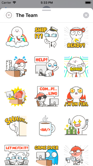 The Team - Streamline Stickers(圖5)-速報App