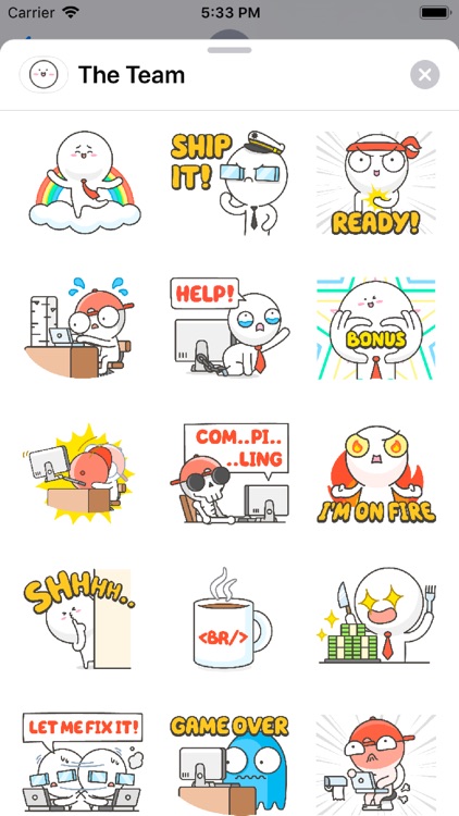 The Team - Streamline Stickers screenshot-4