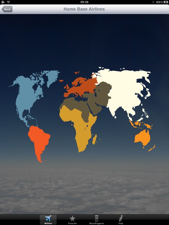 Airline Flight Check-In Americas for the iPad