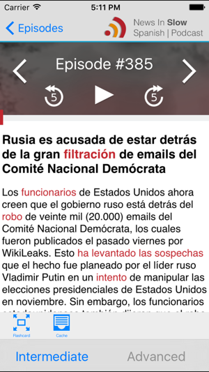 News in Slow Spanish(圖2)-速報App