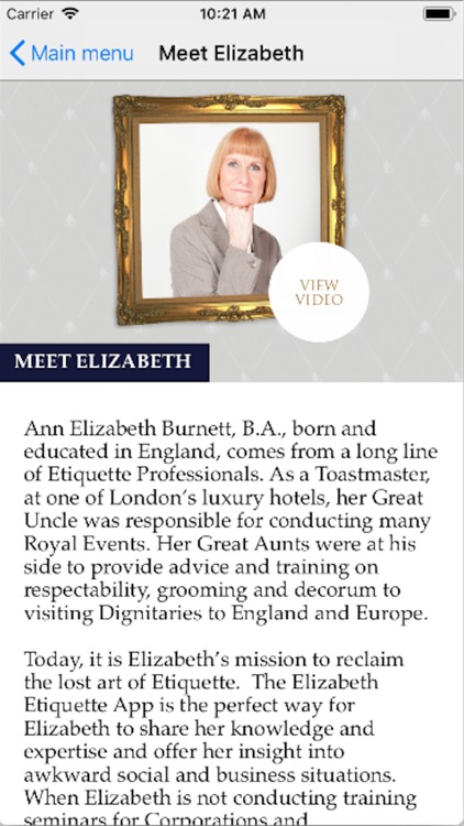 Elizabeth Etiquette