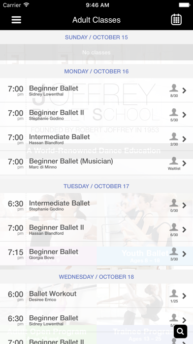 Joffrey Ballet School screenshot 4