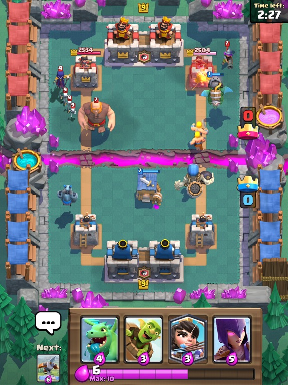 clash royale game center after restore