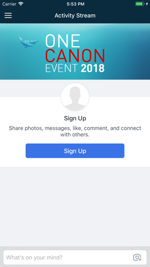 One Canon Event 2018