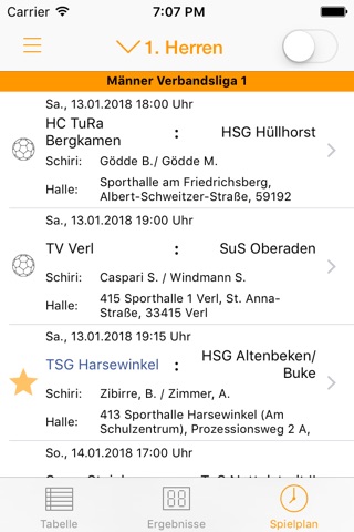 TSG Harsewinkel Handball screenshot 2