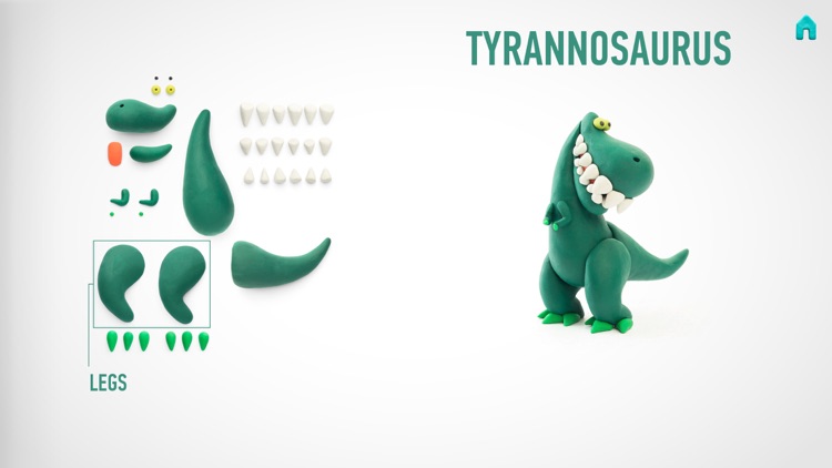 Hey Clay DIY Constructions - Claymates DIY Tyrannosaurus